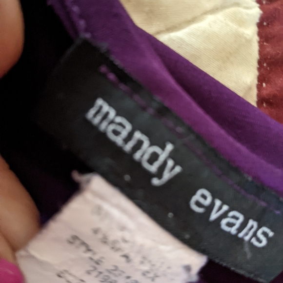 Mandy Evans purple sleeveless blouse lightweight - Picture 4 of 5